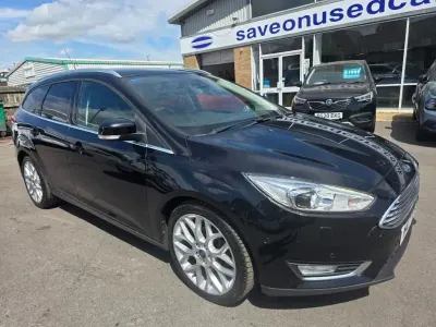 Used Ford Focus Titanium X 120 HP (88 kW) 2017 Black Estate