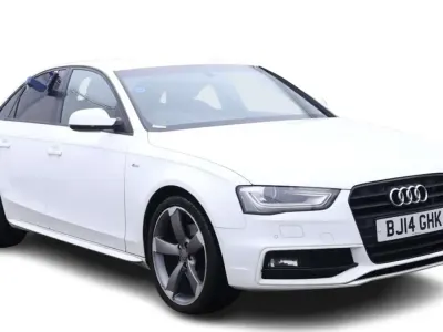 Used Audi A4 Black Edition 177 HP (130 kW) 2014 White Sedan