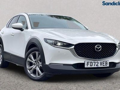 Solid arctic white Used 2022 Mazda CX-30 Inclusive SUV | £15,289 (Fair price)