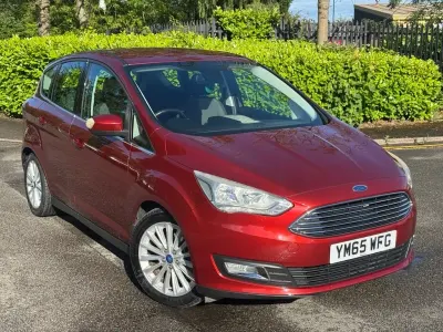 Used Ford C-MAX Titanium 150 HP (110 kW) 2016 Red MPV