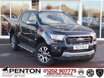 Black Used 2022 Ford Ranger Wildtrack Pickup | £18,490 (Good price)