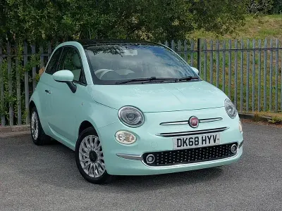 Used Fiat 500 Lounge 69 HP (50 kW) 2018 Green Hatchback