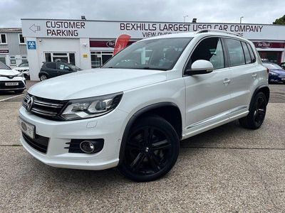 White Used 2015 VW Tiguan R-line SUV | £10,999 (A bit pricey)