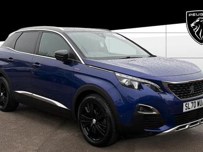 Used Peugeot 3008 GT-line 131 HP (96 kW) 2020 Blue SUV