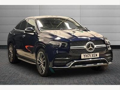 Blue Used 2022 Mercedes GLE400 AMG Line Premium Plus Coupe | £49,895 (Fair price)