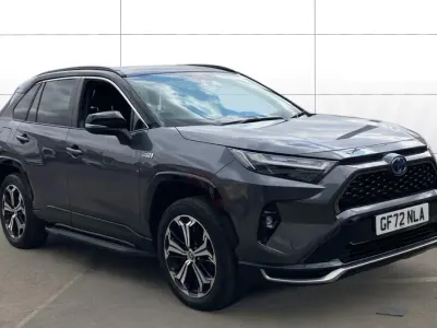 Used Toyota RAV4 306 HP (225 kW) 2022 Decuma grey bitone (metallic paint) SUV