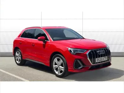 Used Audi Q3 S-Line 150 HP (110 kW) 2020 Red SUV
