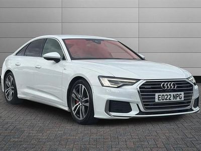 Used Audi A6 S-Line 265 HP (194 kW) 2022 White Sedan