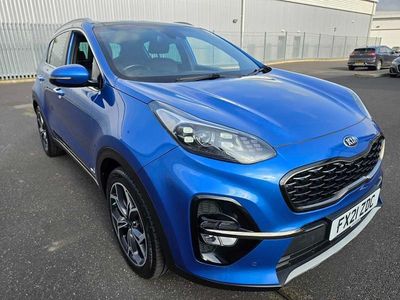 Used Kia Sportage GT-Line S 136 HP (100 kW) 2021 Blue SUV