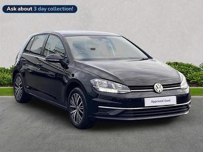 Used VW Golf VII SE 123 HP (90 kW) 2018 Black Hatchback