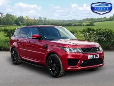 Begagnad Land Rover Range Rover Sport HSE Dynamic 2019 Röd SUV