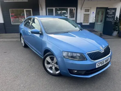 Used Skoda Octavia Sport 110 HP (80 kW) 2017 Blue Hatchback