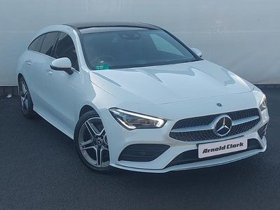 Used Mercedes CLA220 AMG Line Premium Plus 190 HP (139 kW) 2021 White Sedan