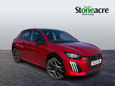 New Peugeot 208 Premium 101 HP (74 kW) 2025 Red Hatchback