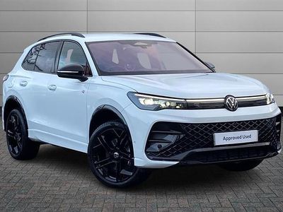 Pure white Used 2025 VW Tiguan Black Edition SUV | £41,995