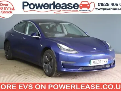 Used Tesla Model 3 Long Range AWD 254 kW (346 HP) 2020 Blue Sedan