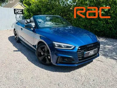 Used Audi A5 Cabriolet S-Line 2017 Blue Cabriolet