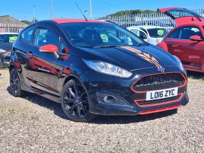 Used Ford Fiesta Zetec 2016 Black Hatchback