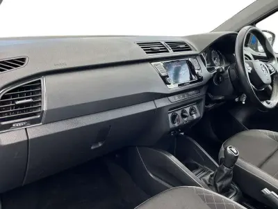 Used Skoda Fabia SE 95 HP (69 kW) 2020 Blue Hatchback