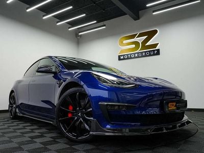 Blue Used 2020 Tesla Model 3 Performance Sedan | £19,795 (Fair price)
