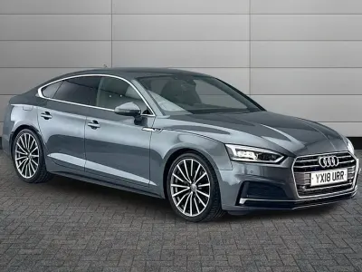 Used Audi A5 Sportback S-Line 187 HP (137 kW) 2018 Daytona grey Hatchback