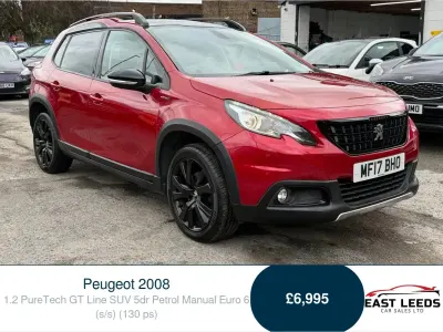 Used Peugeot 2008 GT-line 130 HP (95 kW) 2017 Red SUV