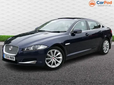 Gebraucht Jaguar XF Premium Luxury 200 PS (147 kW) 2014 Blau Limousine