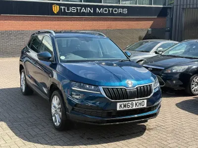 Used Skoda Karoq SE L 150 HP (110 kW) 2019 Blue SUV
