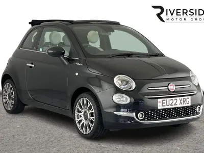 Used Fiat 500 Dolcevita 70 HP (51 kW) 2022 Crossover black Cabriolet