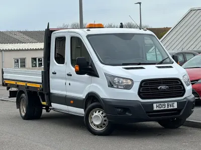 Used Ford Transit 129 HP (94 kW) 2019 White Cabriolet