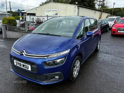 Used Citroën Grand C4 Picasso Touch 100 HP (73 kW) 2018 Blue MPV