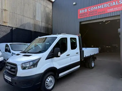 Used Ford Transit S 130 HP (95 kW) 2022 White Cabriolet