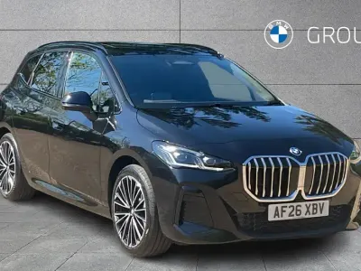 Used BMW 230e Active Tourer M Sport 322 HP (236 kW) 2026 Black sapphire metallic paint MPV