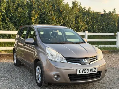 Used Nissan Note Acenta 110 HP (80 kW) 2009 Beige Hatchback