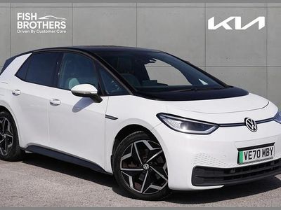 Used VW ID.3 Pro Performance 150 kW (204 HP) 2020 White Hatchback