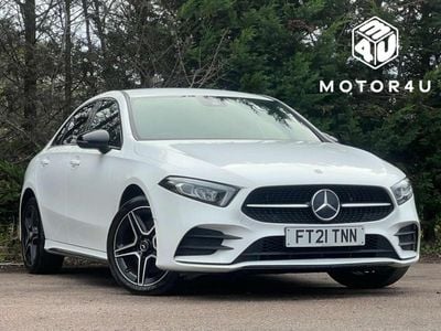 Used Mercedes A250 AMG line 218 HP (160 kW) 2021 White Sedan