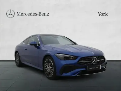 Used Mercedes CLE220 AMG Line Premium 194 HP (142 kW) 2024 Blue Coupe