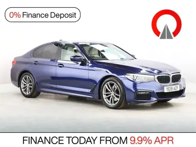 Used BMW 520 M Sport 184 HP (135 kW) 2019 Blue Sedan
