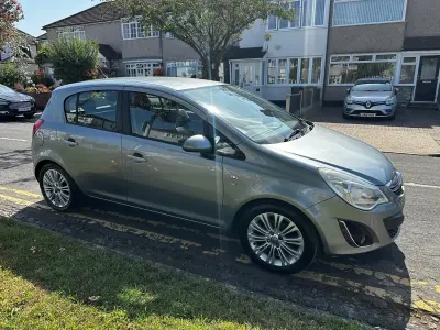 Used Vauxhall Corsa 90 HP (66 kW) 2011 Silver Hatchback