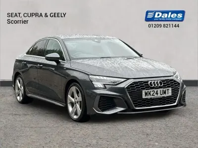 Used Audi A3 S-Line 147 HP (108 kW) 2024 Grey Sedan