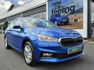 Used Skoda Fabia SE L 85 HP (62 kW) 2026 Race blue metallic Hatchback
