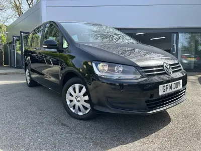 Begagnad VW Sharan S 2014 Svart Minibuss