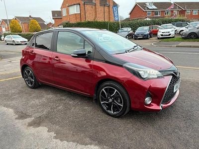 Red/black Used 2017 Toyota Yaris Design Hatchback | £9,995 (Fair price)