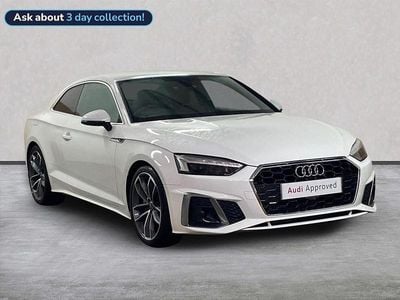 Begagnad Audi A5 S-Line 245 HK (180 kW) 2022 Vit Sportkupé