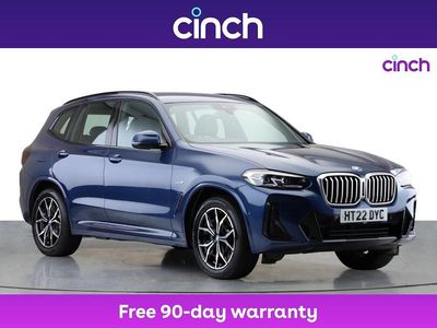 Blue Used 2022 BMW X3 M Sport SUV | £24,999 (Good price)