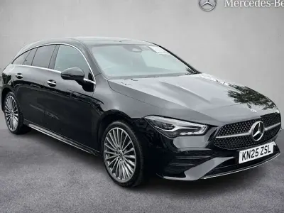 Used Mercedes CLA250e AMG line 218 HP (160 kW) 2025 Black Coupe