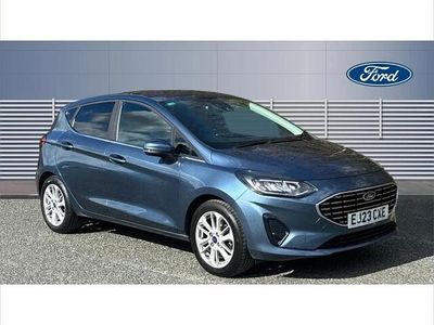 Used Ford Fiesta Titanium 100 HP (73 kW) 2023 Blue Hatchback