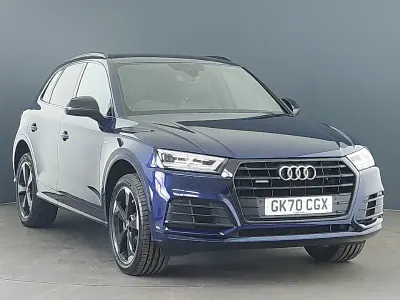 Used Audi Q5 Black Edition 190 HP (139 kW) 2020 Blue SUV