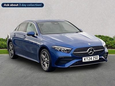 Blue Used 2024 Mercedes A250 AMG Line Premium Sedan | £24,999 (Fair price)