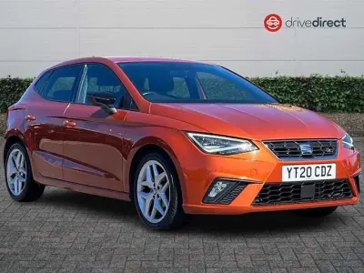 Usado Seat Ibiza FR 95 CV (69 kW) 2020 Naranja Utilitario